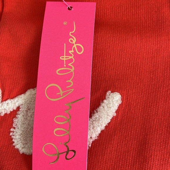 NWT Lilly Pulitzer MINI RAMI SWEATSHIRT Sz L (8-10) JOY - Picture 9 of 12
